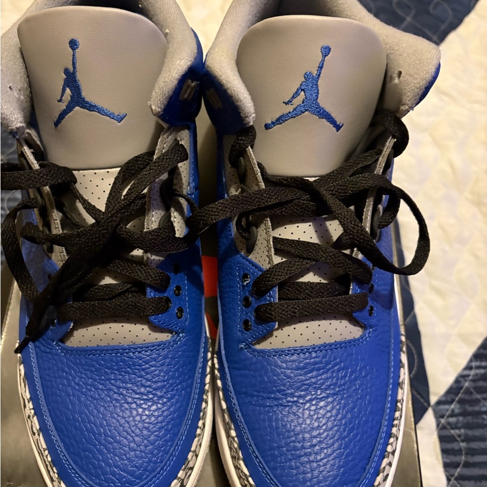 Jordan Men's Sneakers in Blue and Gray